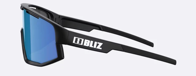 Bliz Fusion Briller Matt Black Jawbone, Smoke w Blue Multi 