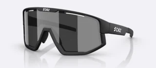 Bliz Fusion Briller Matte Black, Smoke w silver mirror