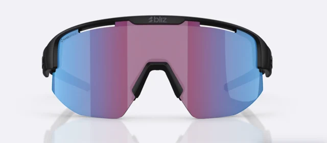 Bliz Matrix Small Briller Matt Black, Violet w Blue Multi 