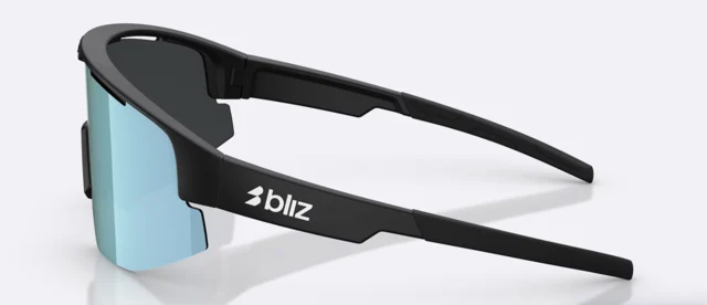 Bliz Matrix Small Briller Crystal Black, Smoke w Silver Mirror 