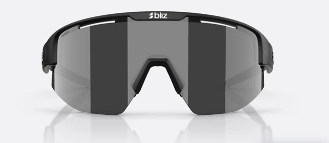 Bliz Matrix Small Briller Matte Black, Smoke w silver mirror 