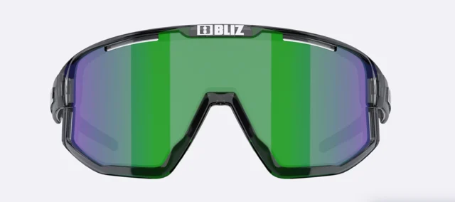 Bliz Fusion Small Briller Crystal Black, Brown w Green Multi 