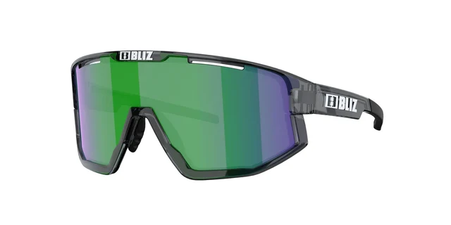 Bliz Fusion Small Briller Crystal Black, Brown w Green Multi 