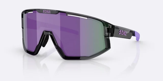 Bliz Fusion Small Briller Crystal Black, Grey w Purple Multi 