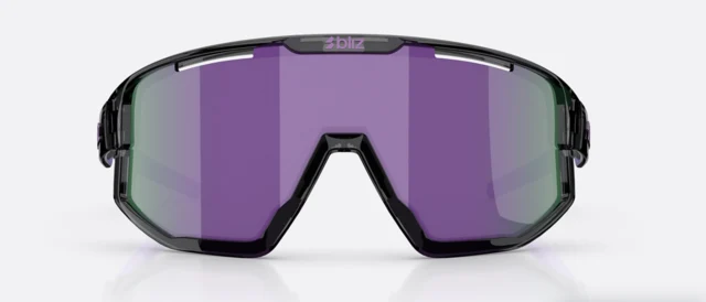Bliz Fusion Small Briller Crystal Black, Grey w Purple Multi 