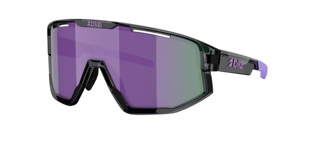 Bliz Fusion Small Briller Crystal Black, Grey w Purple Multi 