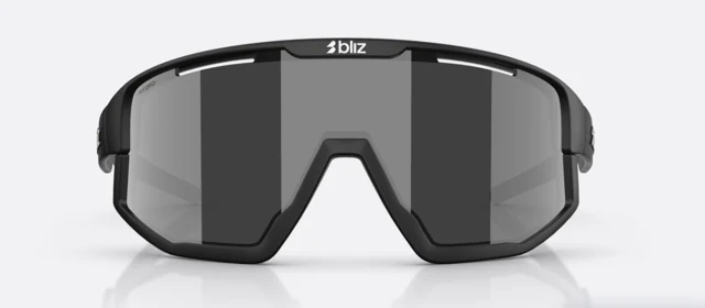 Bliz Fusion Small Briller Matte Black, Smoke w silver mirror 