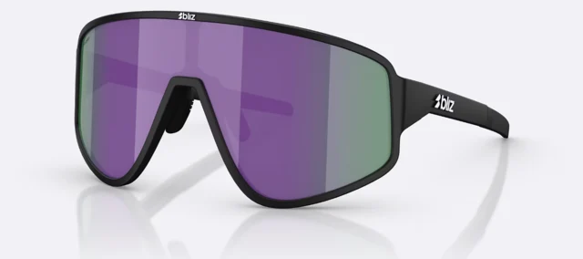Bliz A004 Briller Matte Black, Brown w Purple Multi 