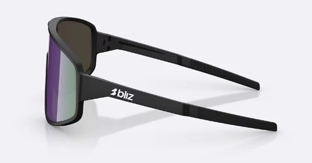 Bliz A004 Briller Matte Black, Brown w Purple Multi 