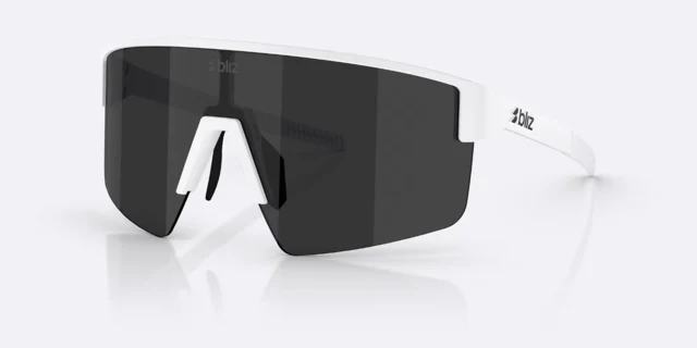 Bliz P004 Briller Matte White, Smoke 