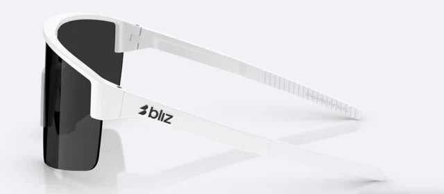 Bliz P004 Briller Matte White, Smoke 
