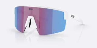 Bliz P004 Small Briller Matte White, Violet w Blue Multi