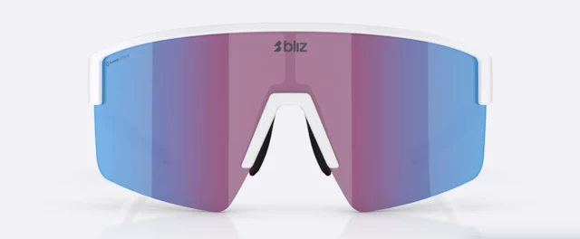 Bliz P004 Briller Matte White, Violet w Blue Multi 
