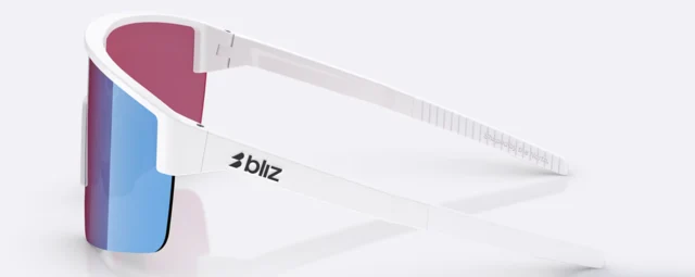 Bliz P004 Briller Matte White, Violet w Blue Multi 