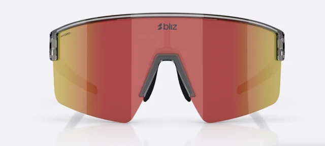 Bliz P004 Briller Transparent Dark Grey, Brown w Red Multi 