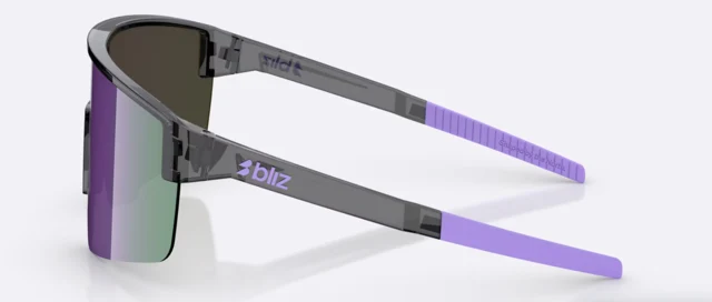 Bliz P004 Small Briller Crystal Black, Grey w Purple Multi 