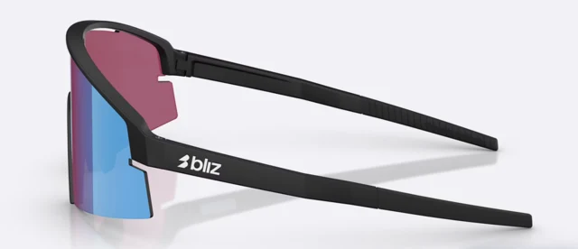 Bliz P006 Briller Matte Black, Violet w blue multi 