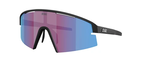 Bliz P006 Small Briller Matte Black, Violet w blue multi