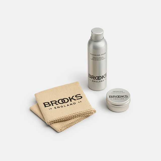 Brooks Bag Care Kit Pleiesett,for rengjøring og lærpleie 