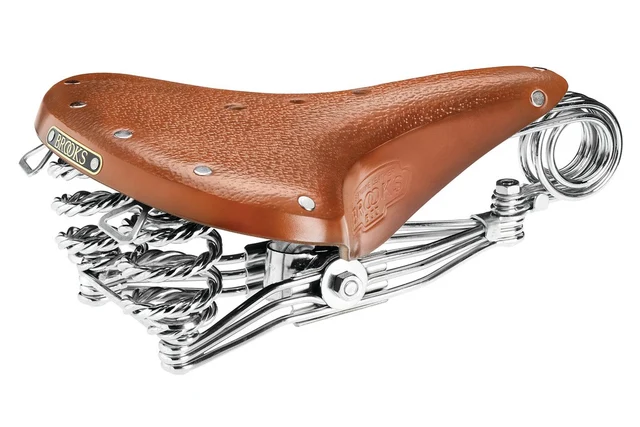 Brooks Leather B33 Sykkelsete Honey, Lær, 318 x 235 x 110 mm, 1600g 