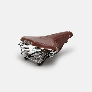 Brooks Leather B66 Sykkelsete A.Brown, Lær, 260x205x101 mm, 1050 gram