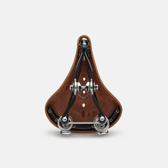 Brooks Leather B66 Sykkelsete A.Brown, Lær, 260x205x101 mm, 1050 gram 