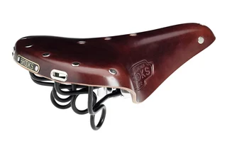 Brooks Leather B72 Sykkelsete Brun, Lær, 252 x 209 x 73 mm, 720g