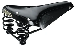 Brooks Leather Flyer Sykkelsete Sort, Lær, 275 x 175 x 87 mm, 860 gram