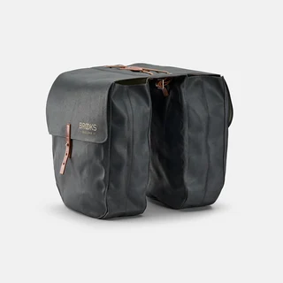 Brooks Bricklane Panniers Sideveske Grey/Honey, 15 liter, 950 gr