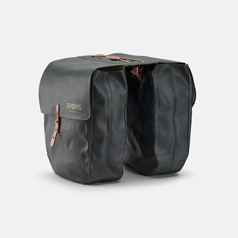 Brooks Bricklane Panniers Sideveske Grey/Honey, 15 liter, 950 gr