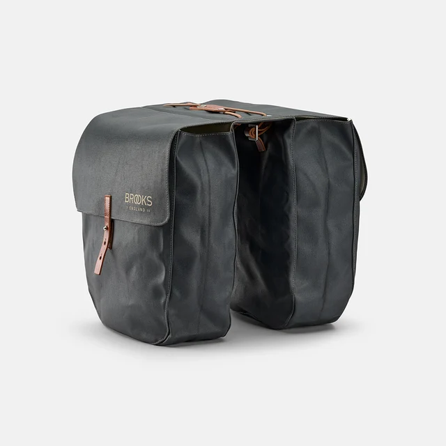 Brooks Bricklane Panniers Sideveske Grey/Honey, 15 liter, 950 gr 