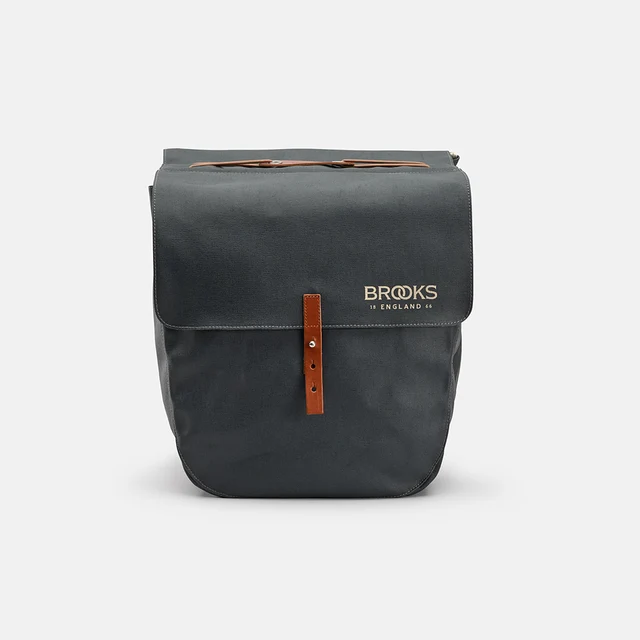 Brooks Bricklane Panniers Sideveske Grey/Honey, 15 liter, 950 gr 