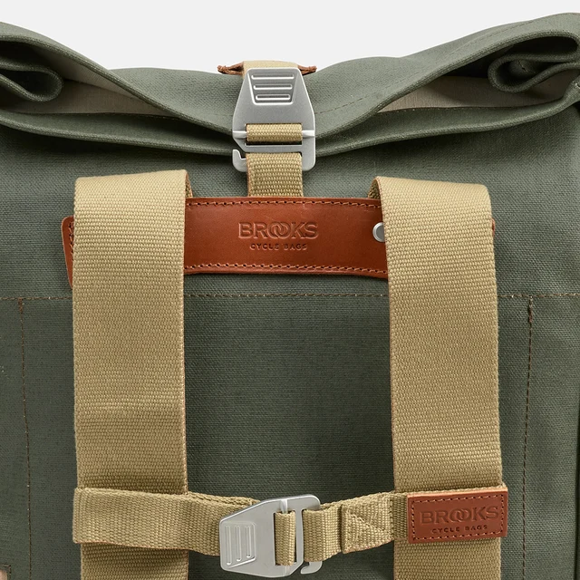 Brooks Pickwick Cotton Canvas Ryggsekk 26L, Sage Green/Honey 