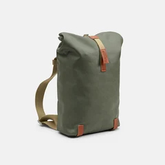 Brooks Pickwick Cotton Canvas Ryggsekk 26L, Sage Green/Honey