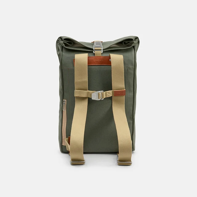 Brooks Pickwick Cotton Canvas Ryggsekk 26L, Sage Green/Honey 