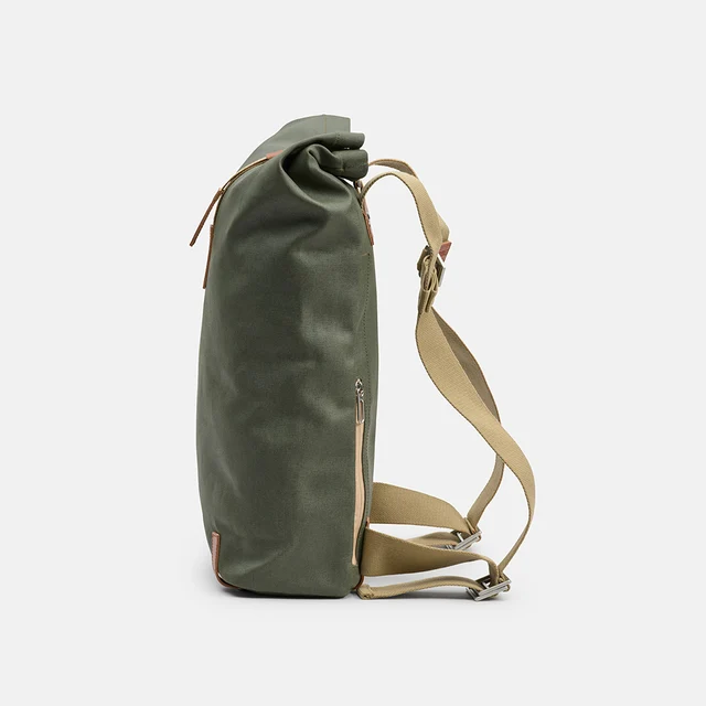 Brooks Pickwick Cotton Canvas Ryggsekk 26L, Sage Green/Honey 