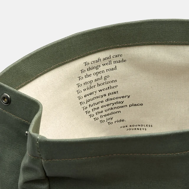 Brooks Pickwick Cotton Canvas Ryggsekk 26L, Sage Green/Honey 