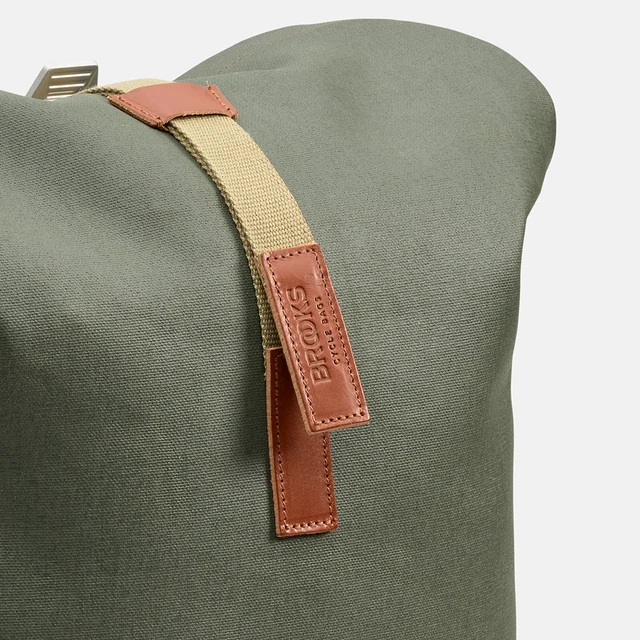 Brooks Pickwick Cotton Canvas Ryggsekk 26L, Sage Green/Honey 