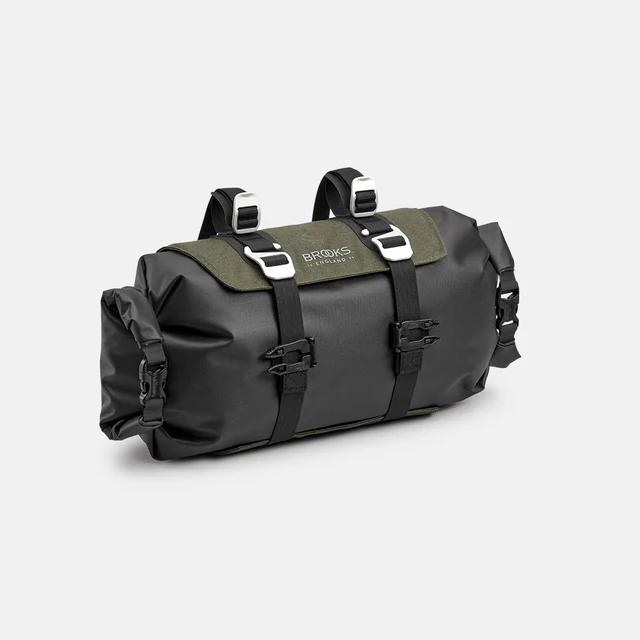 Brooks Scape Roll Styreveske Mud Green, 10-12 L, Maks 5 kg, 670 g 