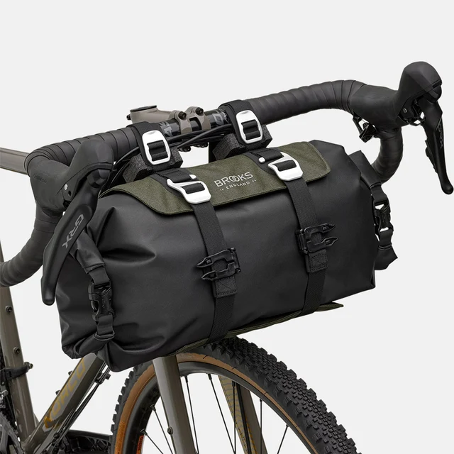 Brooks Scape Roll Styreveske Mud Green, 10-12 L, Maks 5 kg, 670 g 