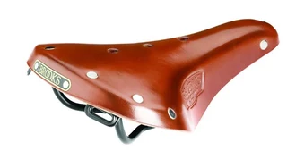 Brooks Leather B17 Short Sykkelsete Honning, Lær, 242x176 x58 mm, 460 gram