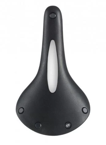 Brooks Cambium C17 Carved Sete Sort, 283 x 162 x 52mm. 446g. 