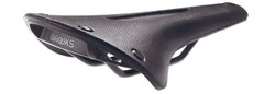 Brooks Cambium C15 AW Carved Sete Sort, 283 x 140 x 52mm. 432g.