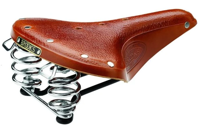 Brooks Leather B67 Sykkelsete Honning, Lær, 260 x 205 x 101mm, 850g 