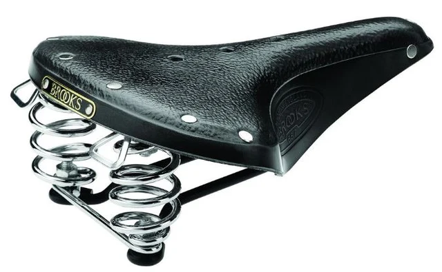 Brooks Leather B67 Sykkelsete Sort, Lær, 260 x 205 x 101mm, 850g 