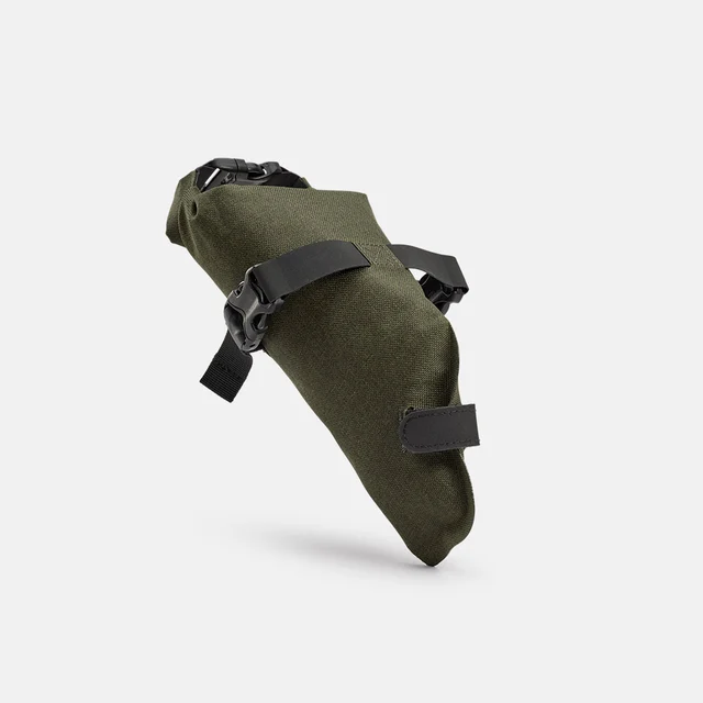 Brooks Scape Saddle Roll Seteveske Mud Green, 1 L, 75 g 