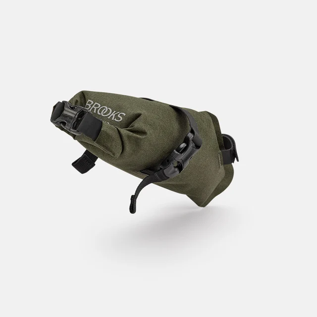 Brooks Scape Saddle Roll Seteveske Mud Green, 1 L, 75 g 