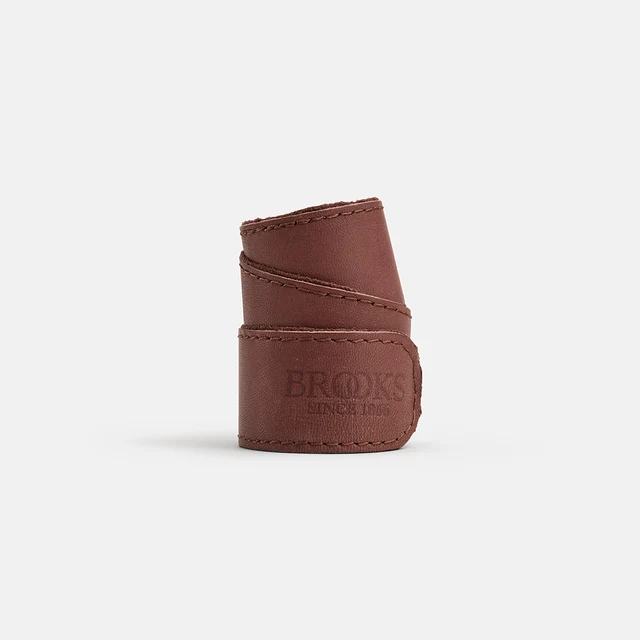 Brooks Trouser Strap Bukseklemme A.Brown, ekte skinn, beskytter buksen 
