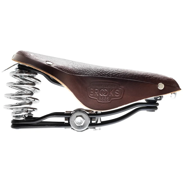 Brooks Leather B66 Short Sykkelsete Brun 