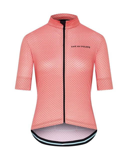 Café Du Cycliste Fleurette W Sykkeltrøye Mango, Str. XL 